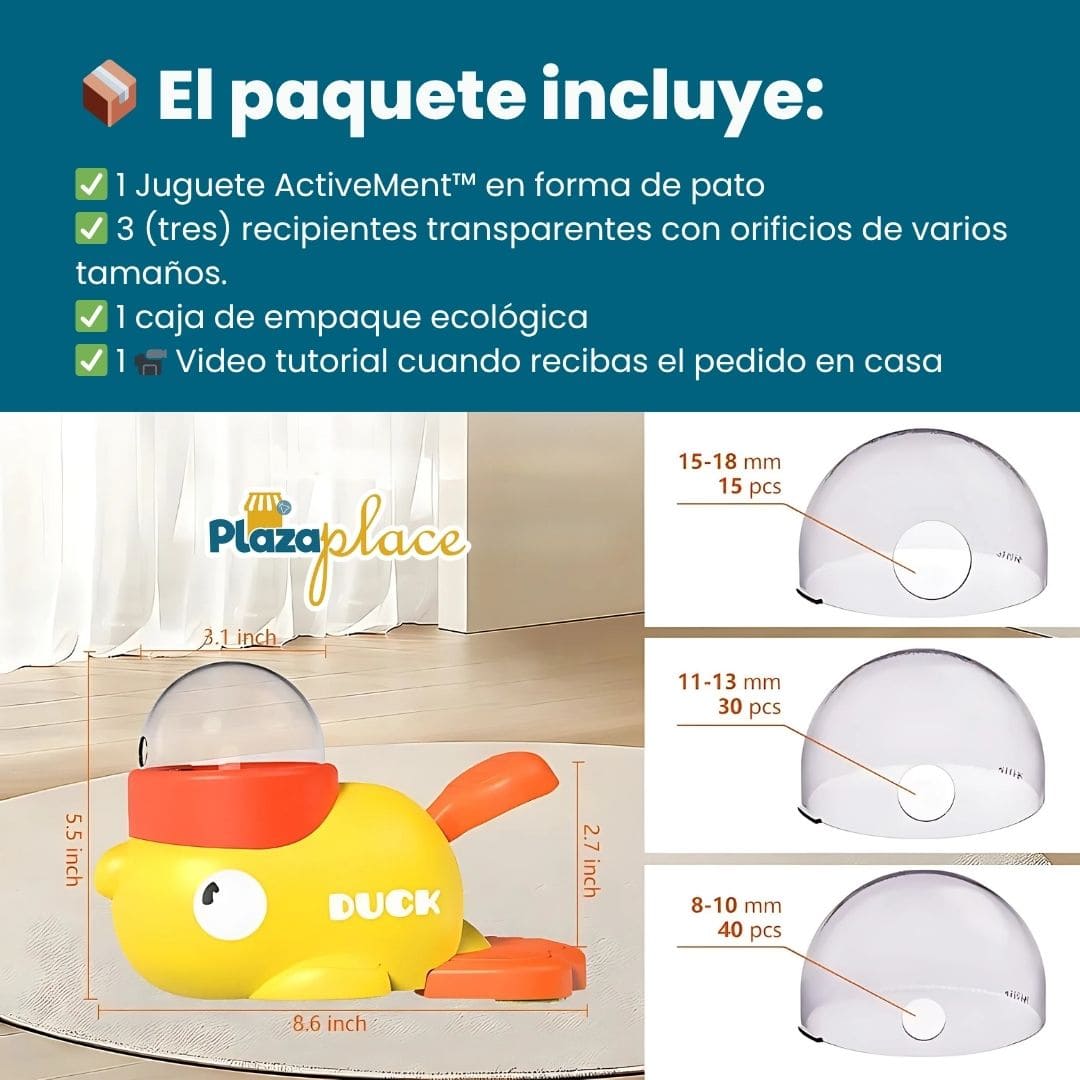 ActiveMent™ 🐾 Juguete dispensador + 📹 Tutorial entreno.