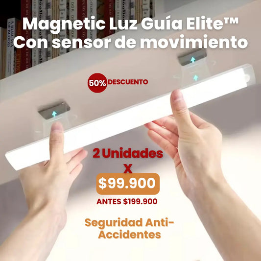 2 Magnetic Luz Guía Elite™- Con sensor de movimiento antiaccidentes