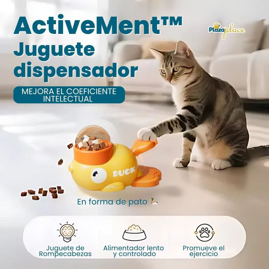ActiveMent™ 🐾 Juguete dispensador + 📹 Tutorial entreno.