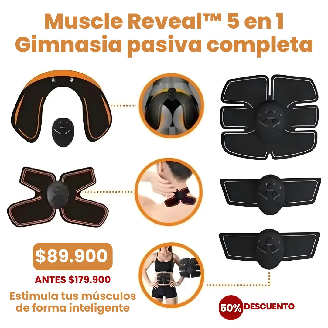 Muscle Reveal™ 5 en 1-Gimnasia pasiva completa