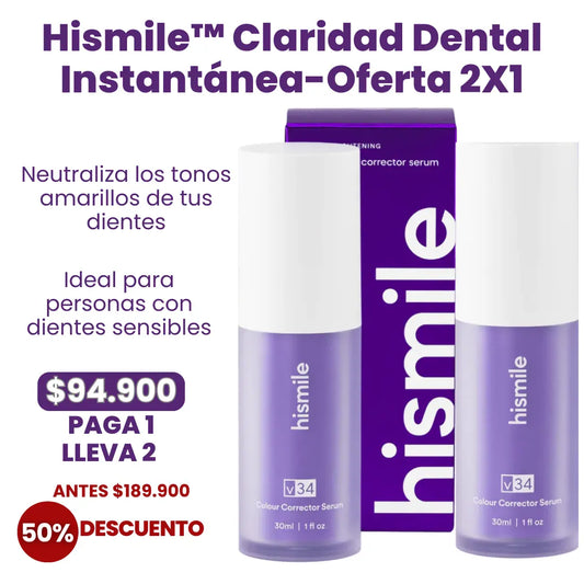 Hismile™ 2X1 Claridad Dental inst@ntáne@