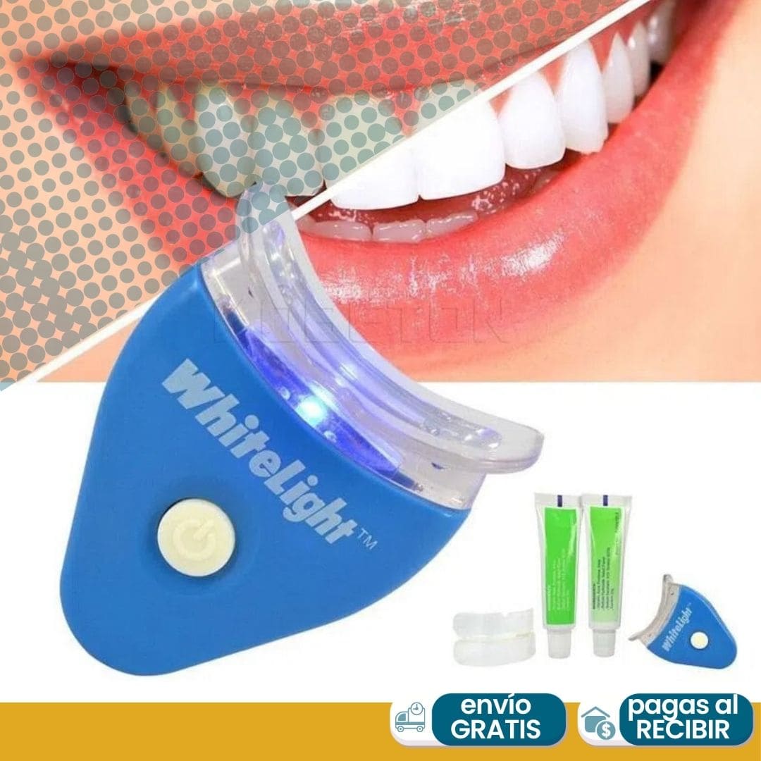 WhiteLight™ – Kit de Blanqueamiento Dental con Luz LED