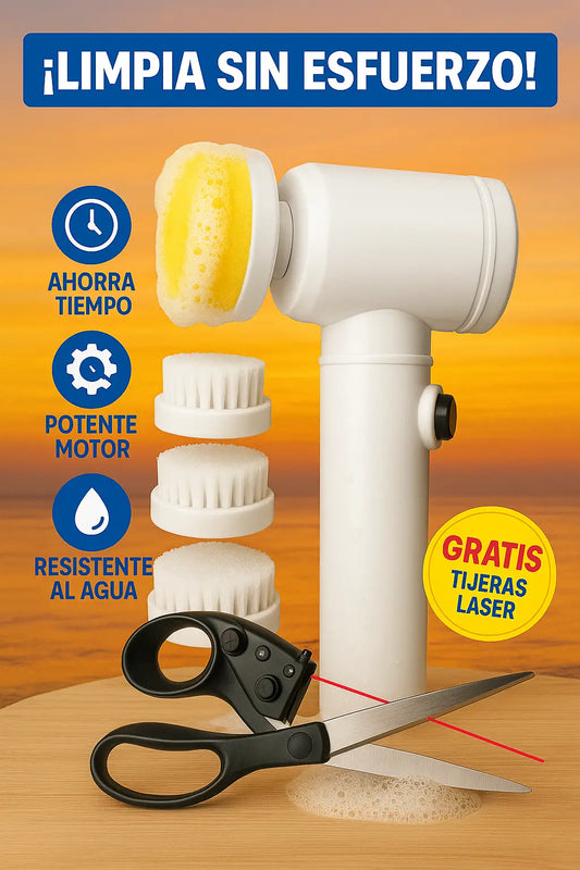 Cepillo eléctrico Magic Brush™ + Obsequio ✂ Tijeras Laser GRATIS 🎁