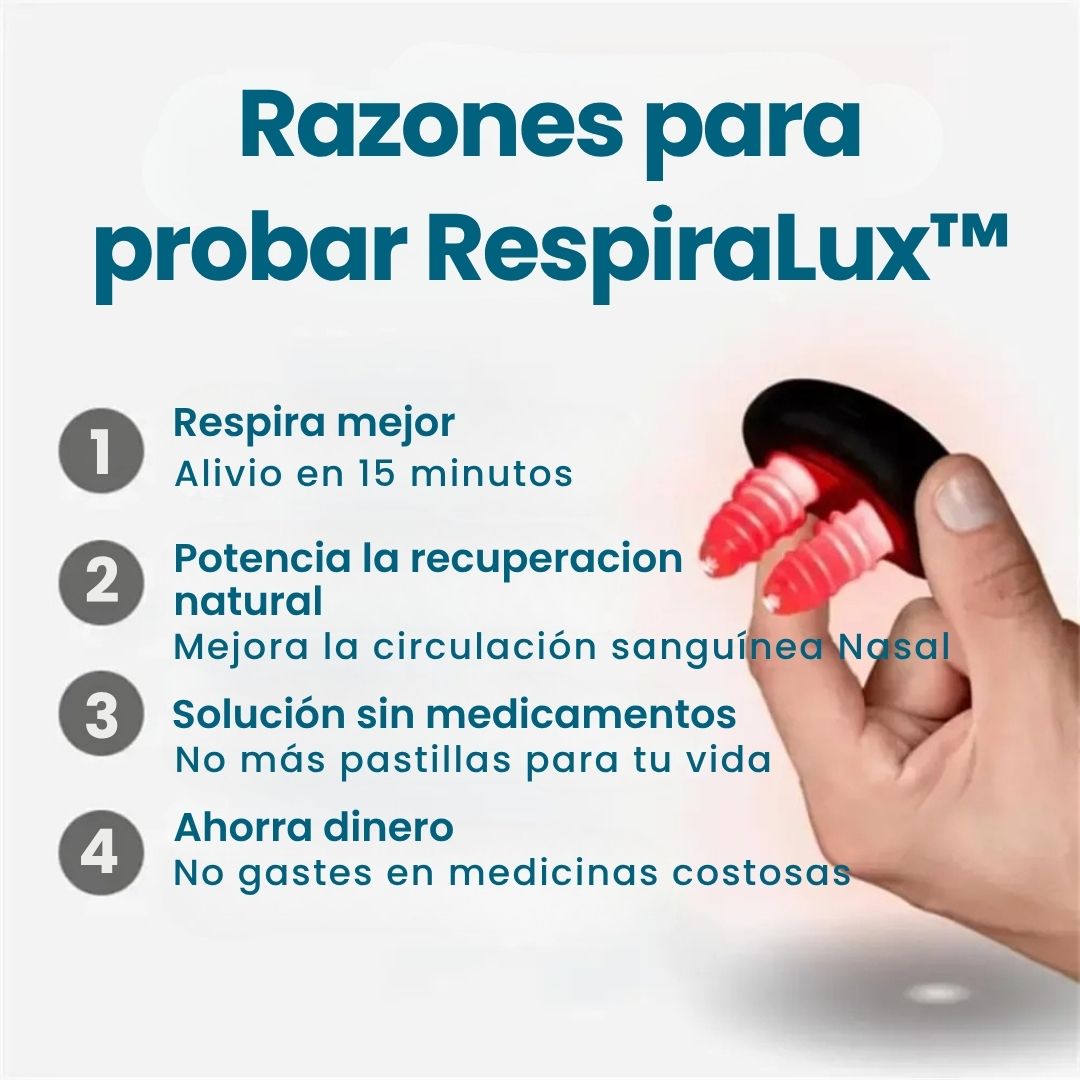 RespiraLux™ – 👃🏻 Alivio nasal